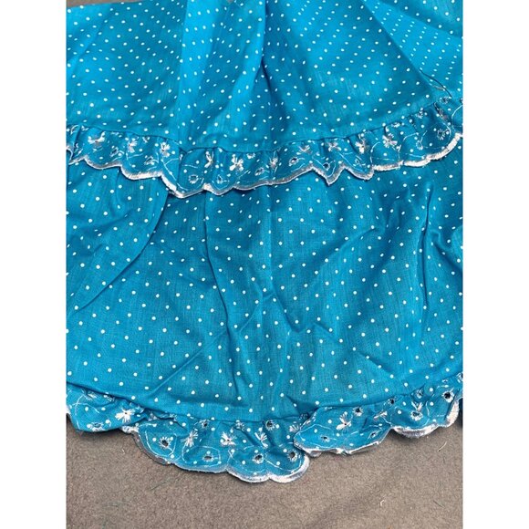 Assorted Embroidered Eyelet Lace Trim Pieces in Blue & Pink - Picture 12 of 13